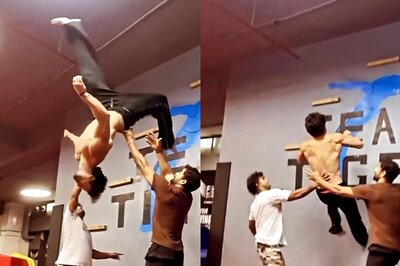 Tiger Shroff Flaunts Chiselled Physique As He Nails Back Flip In Latest Video, Fans React; Watch