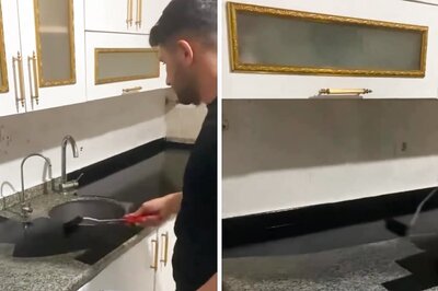 ‘Bro Is Flash Of Decorating’: Man Transforms Old Countertop With Just Black Paint
