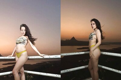 Urfi Javed Teases 'The View' With Her Hot Bikini Pic; Pratik Sehajpal Reacts