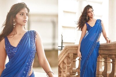 Suhana Khan Breaks Internet With Her Sexy Saree Photos, Rumoured BF Agastya's Sister Navya Reacts