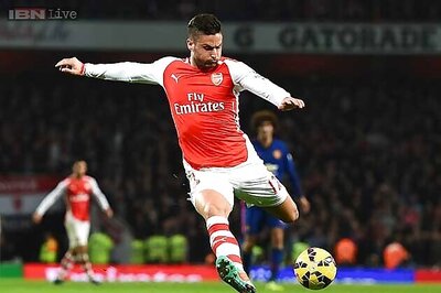 Arsenal striker Olivier Giroud to miss remaining Champions League matches