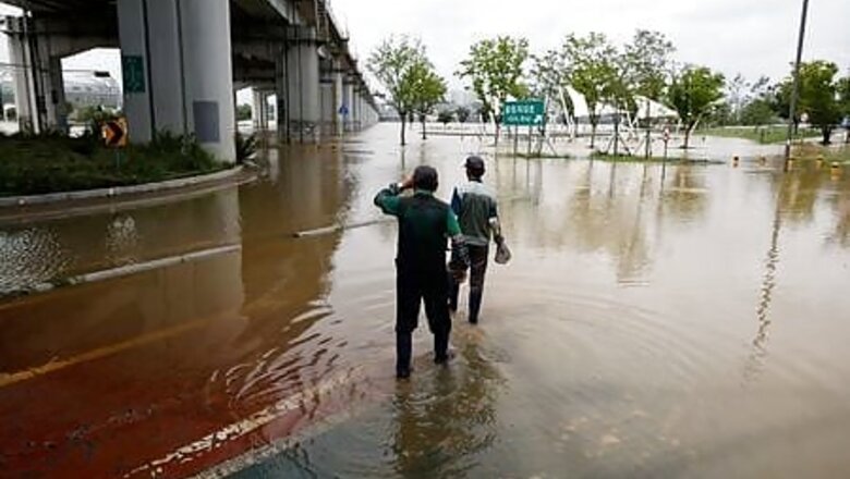 Coronavirus complicates South Korea flood response as hundreds gather in shelters
