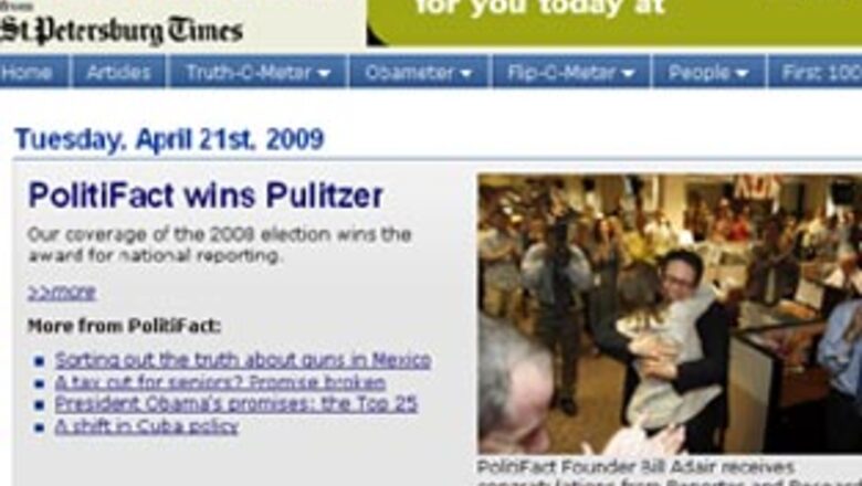 Online media makes Pulitzer debut for US elections