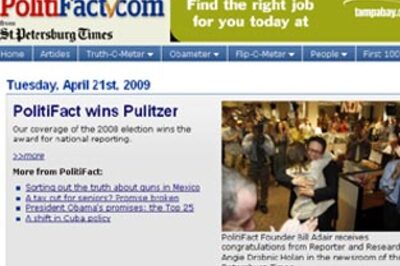 Online media makes Pulitzer debut for US elections
