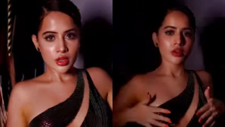 Uorfi Javed Goes Risqué In Shimmery Cut-Out Dress Inspired by Dancing Stars in a Galaxy; Watch