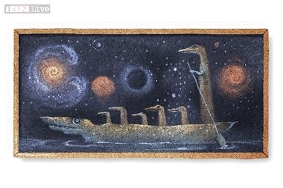 Google celebrates surrealist artist Leonora Carrington's 98th birthday with intriguing crocodile doodle