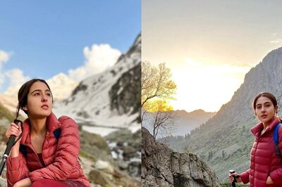 Sara Ali Khan Turns Into ‘Kashmir Ki Kali’; Treats Fans to Mesmerising Glimpses Of Snow-Clad Mountains
