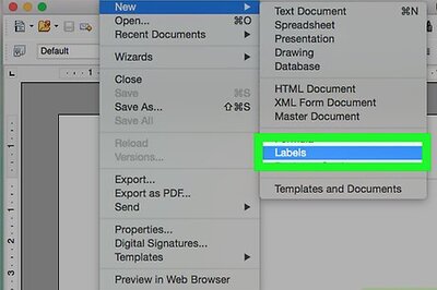 How to Print Address Labels Using OpenOffice