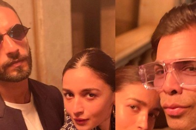 Karan Johar Enjoys Night Out With Alia Bhatt, Ranveer Singh in Delhi Winters; See Pics
