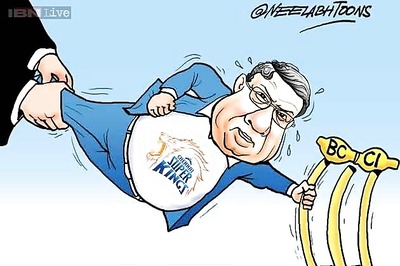Cartoon of the day: SC likely to decide N Srinivasan's fate as cricket administrator