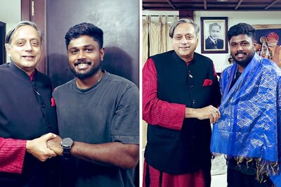 Trivandrum's Own Sanju Samson Given Hero's Welcome by Local MP Shashi Tharoor After Blistering Ton vs BAN