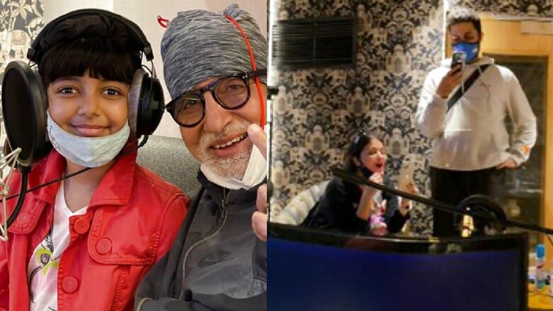 Amitabh Bachchan Makes Music With Aaradhya, Abhishek Bachchan, Aishwarya Rai Cheer For the Duo