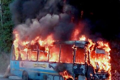 6 Dead, 20 Injured As Bus Catches After Collision With Lorry In Andhra Pradesh