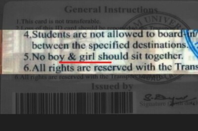 Private University in Hyderabad kicks off storm,  orders that boys and girls cannot share a seat on college buses