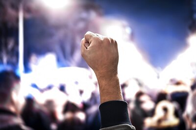 NSUI Stages Protest at Ministry of Education, Demands Cancelation of 12th Board Exams