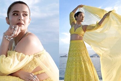 Surveen Chawla Turns the City Warm Yellow in a Gorgeous Lehenga at Cannes 2023; See Photos