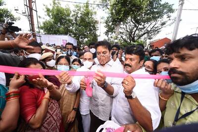Telangana Min KT Rama Rao Inaugurates 2BHK Houses Scheme for Poor