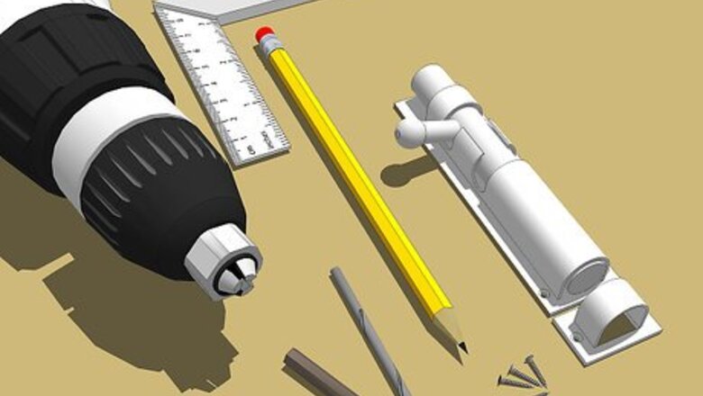 How to Install a Sliding Bolt