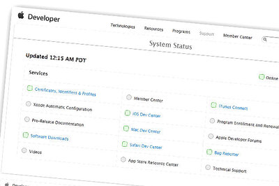 Apple developer site partially restored, 8 days after hacker attack