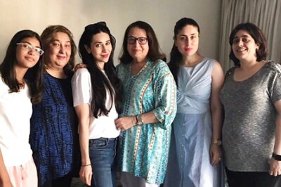 Kareena, Karisma Spend Quality Time With Mother Babita; Taimur Spotted