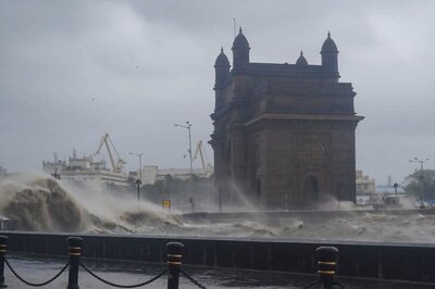 Cyclone Tauktae: Safety Wall Damaged, Footpath Caves In Near Gateway of India