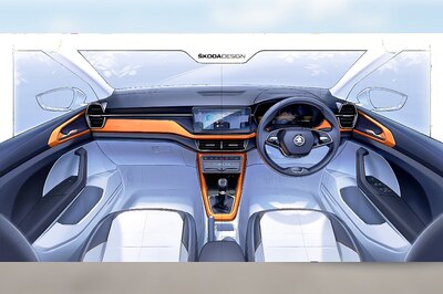 Upcoming Skoda Kushaq SUV Interior Design Sketch Revealed Ahead of Launch on March 18 in India