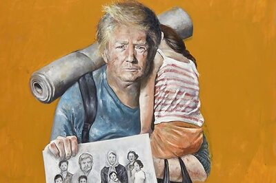 Syrian Artist Paints Trump, Putin And Other World Leaders as Refugees