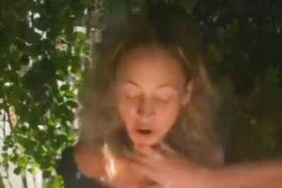 Celebrities React as Nicole Richie's Hair Catch Fire as She Blows Candles on Her Birthday Cake