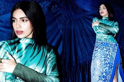 Bhumi Pednekar Breaks The Norms Of Fashion In A Blue Rug Styled As A Wrap Skirt