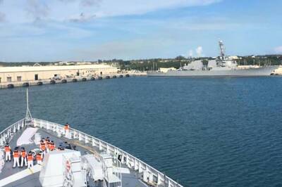 Two Indian Naval Ships Arrive in Guam to Take Part in Malabar Exercise