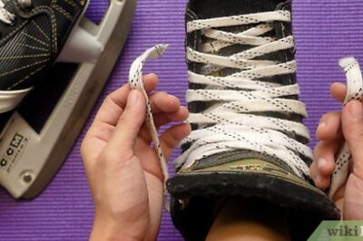 How to Tie Ice Skates