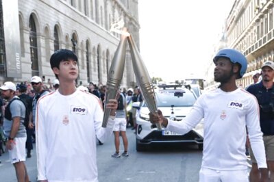 Watch: Fans Cheer As BTS' Jin Kicks Off 2024 Paris Olympics Torch Relay