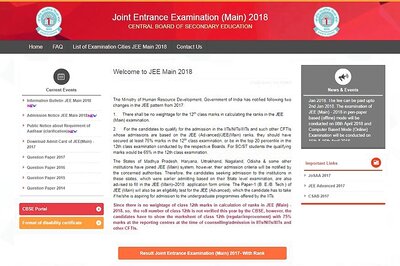 JEE Main 2018 Exams Begin 8th Apr 2018; Registration on from 1st Dec 2017, Aadhaar Mandatory