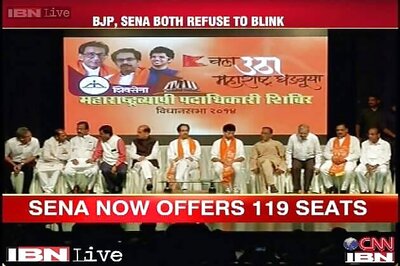 Maharashtra polls: Shiv Sena makes offer of 119 seats, BJP adamant on 130, alliance in trouble