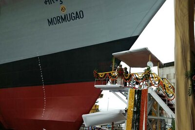 'Mormugao' Warship of Visakhapatnam Class Launched in Mumbai