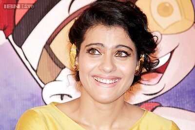 Snapshot: Kajol hits a high fashion note in striking ear cuffs at 'Mighty Raju Rio Calling' trailer launch