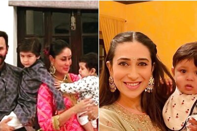 Jehangir Ali Khan is Cuteness Personified on First Diwali Celebration with Taimur, Kareena and Saif