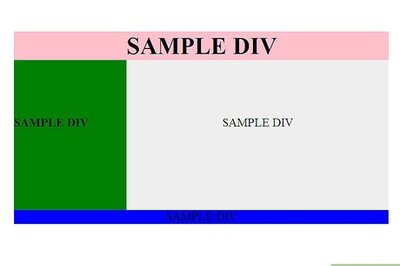 How to Design a Simple Web Page in Div