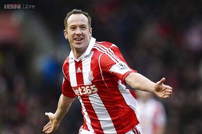 Charlie Adam scores twice as Man United suffer a 2-1 loss at Stoke