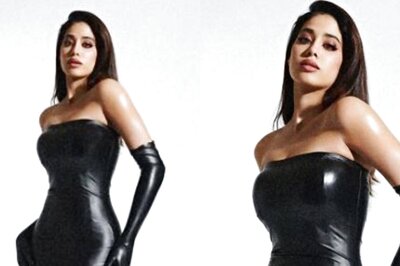 Janhvi Kapoor is a Sight to Behold in Black Leather Dress, Fan Calls Her 'Indian Wednesday Addams'