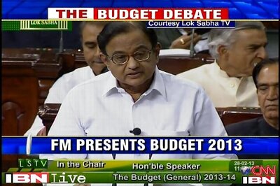 Chidambaram presents his eighth Union Budget
