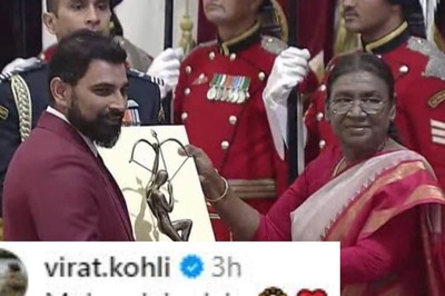 'Mubarak Ho Lala': Virat Kohli Congratulates Mohammad Shami on Receiving Arjuna Award