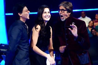 SRK, Katrina and Big B try the Gangnam style on KBC