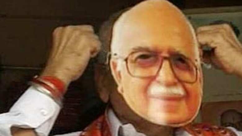 BJP launches Advani masks for LS polls