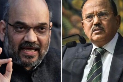 Amit Shah Meets NSA Ajit Doval Amid Civillian Killings in Kashmir