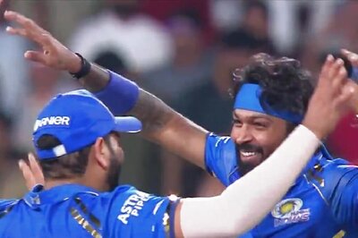 WATCH | The Rohit Sharma-Hardik Pandya Hug After MI Survive Ashutosh Sharma Onslaught