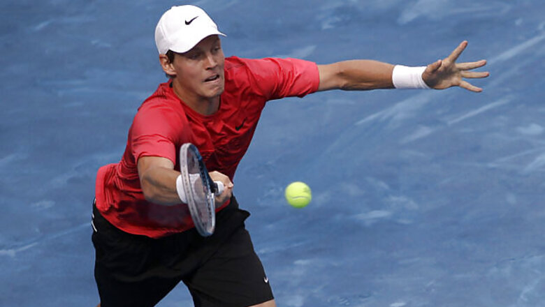 Berdych edges Del Potro to reach Madrid final