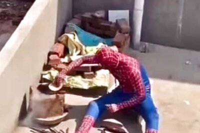 Watch: Man In Spiderman Suit Makes Rotis On Terrace