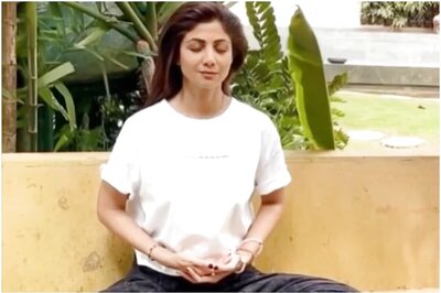 Shilpa Shetty Calms Herself Down with Pranayama as She Gets Back to Work After 8-Month Hiatus