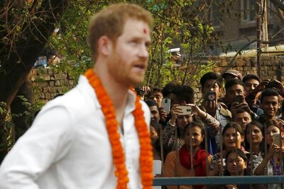 Prince Harry celebrates Holi in Nepal